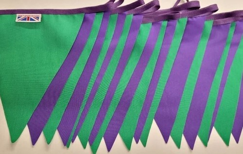 Green and purple - and,