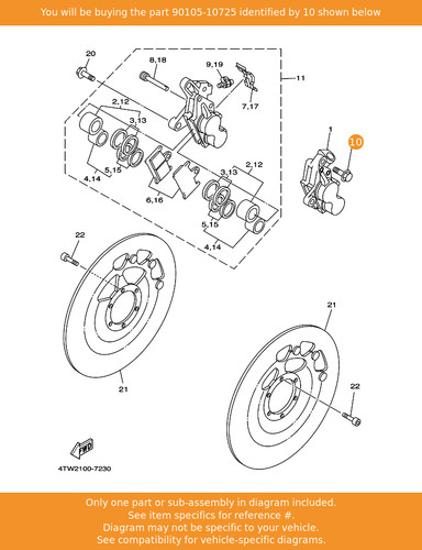 Yamaha bolt washer based - yamaha, bolt,