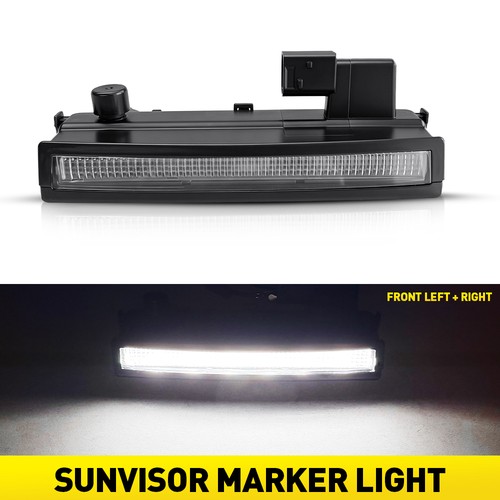 Front sun visor - marker, lamp