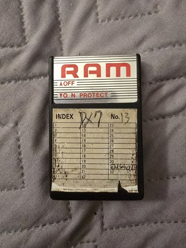 Yamaha dx7 bias ram cartridge - ram,