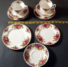 Nine Piece Royal Albert Old