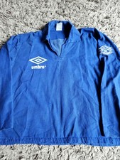 Vintage Umbro Drill Training Top Heavy Cotton Football Training 90s Size Large