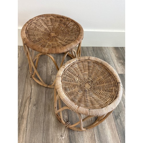 Vintage mcm rattan wicker - mcm,