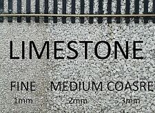 Model Railway Ballast LIMESTONE, 1kg, 2kg, N ,OO gauge, 0.5mm, 1mm, 2mm, 3mm