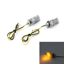 LED Chrome Micro Mini Tiny Small Indicators Turn Signals Motorcycle MotorBike UK