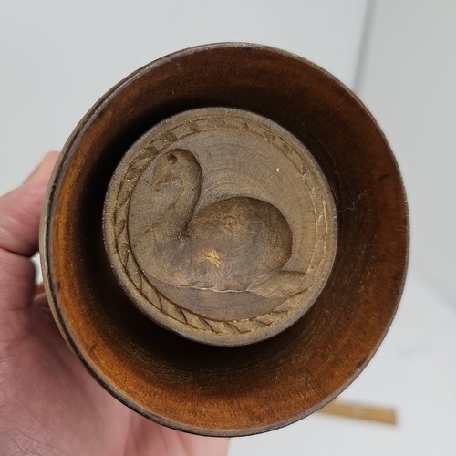 Antique vintage wooden butter - vintage,