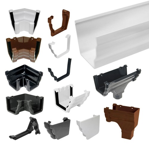 Floplast upvc gutter - upvc, rainwater