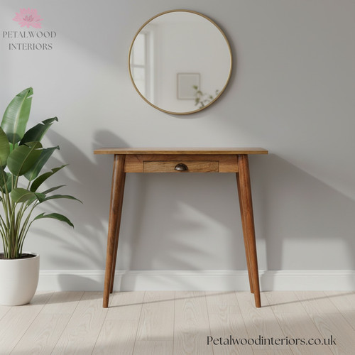 Small writing desk solid - solid, wood