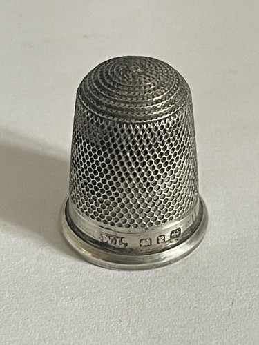 Sterling silver thimble - sterling,