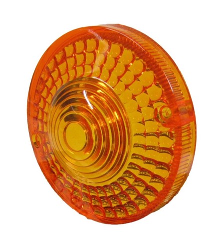 Indicator lens front amber - indicator, l/h