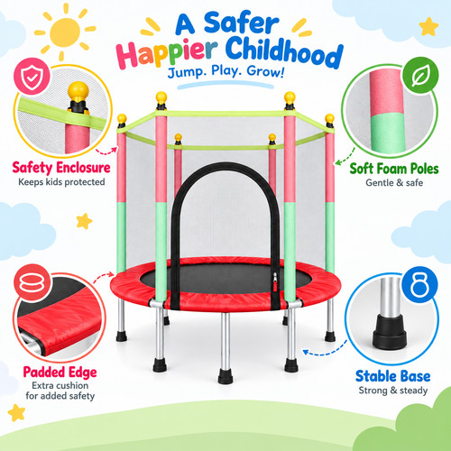 5ft kid trampoline with - 5ft,