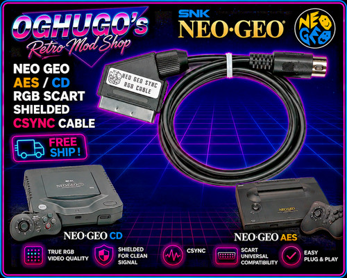 Neo geo aes rgb scart - rgb,