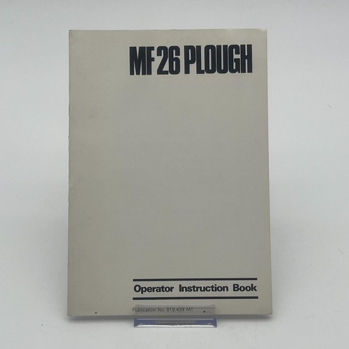 Massey ferguson mf26 plough - massey,