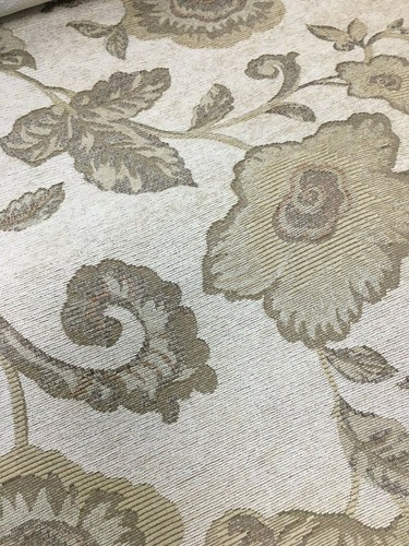 Olive green cream floral - olive,