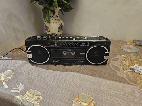 Sharp qt27 vintage boombox - vintage,