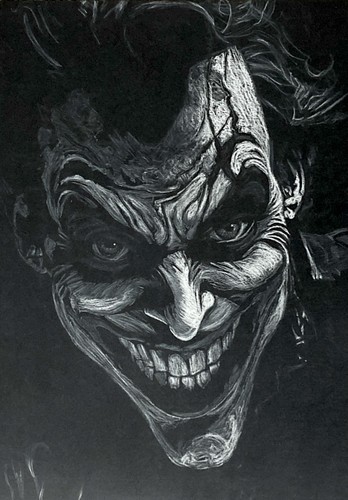 Original joker art - original, pencil