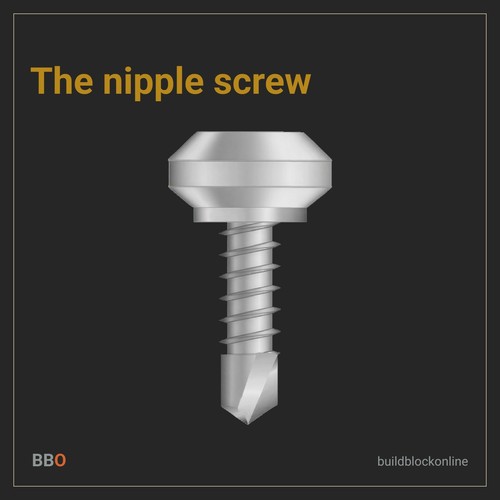 Nipple screws weather bar - weather,