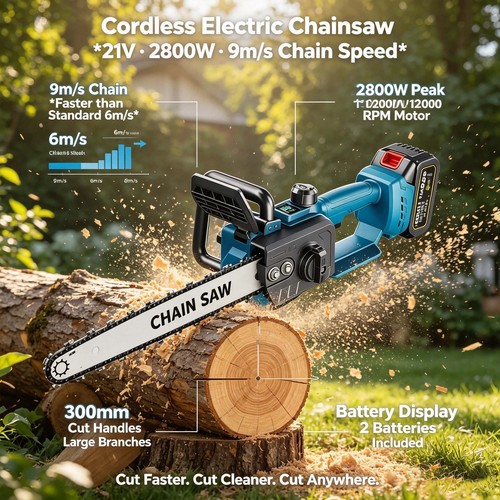 Cordless chainsaw - cordless,