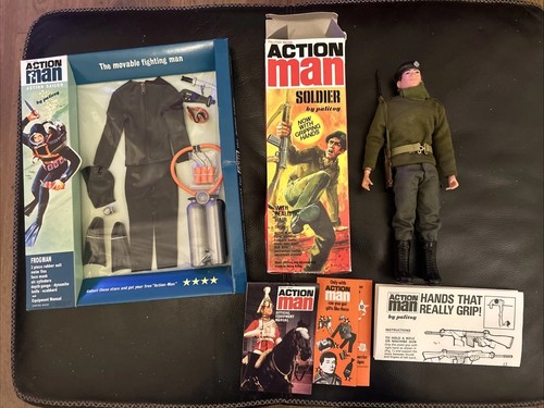 Vintage action man frogman and - vintage,