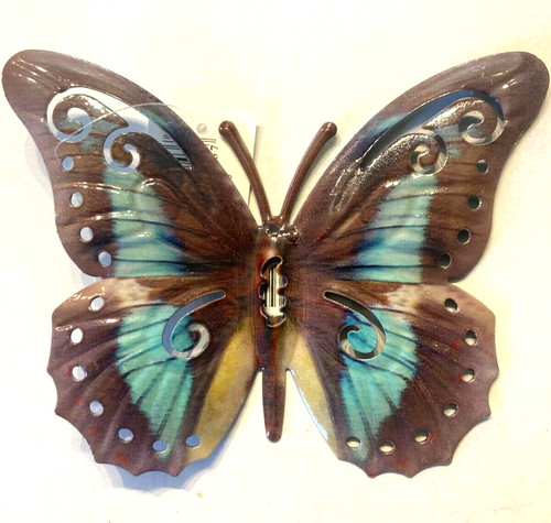 Butterfly wall art - blue, black
