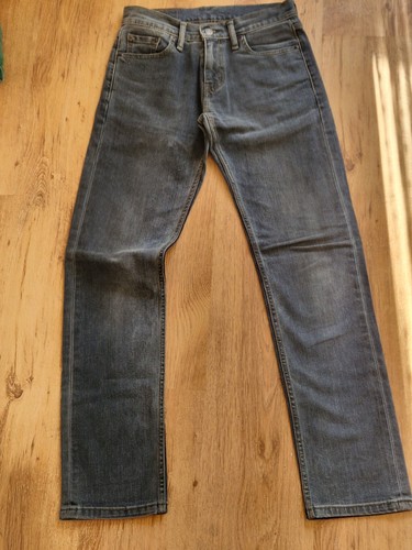 Levis 504 blue denim straight - blue,