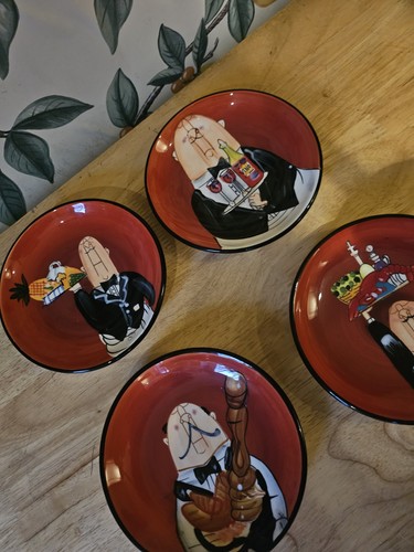 Vintage plates dinner is - ,