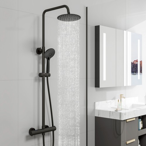 Thermostatic exposed shower - thermostatic,