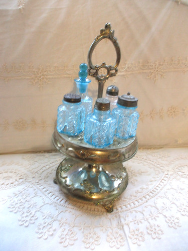 Antique cruet silverplate - cruet,