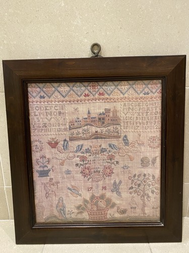 Linen print sampler - ,