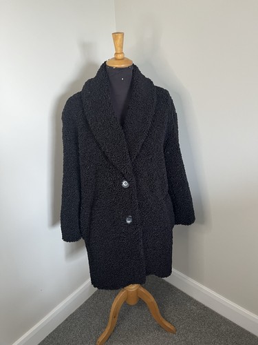 Zara black coat size - black,
