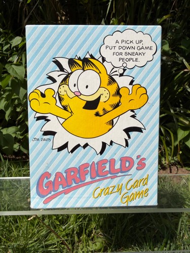 Vintage garfield crazy card - garfield,