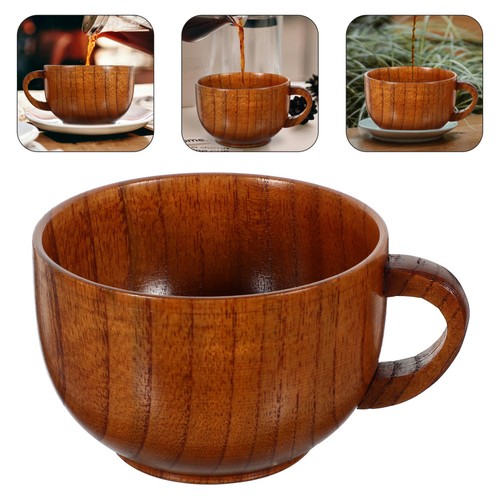 Wooden coffee cup dark brown - coffee,