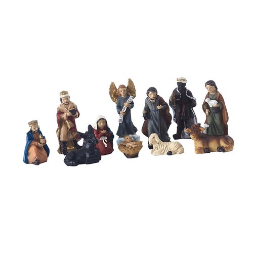 Resin nativity set - resin,