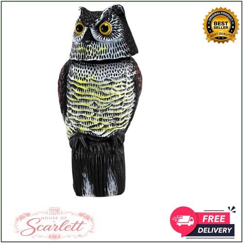 Plastic owl decoy garden bird - decoy,