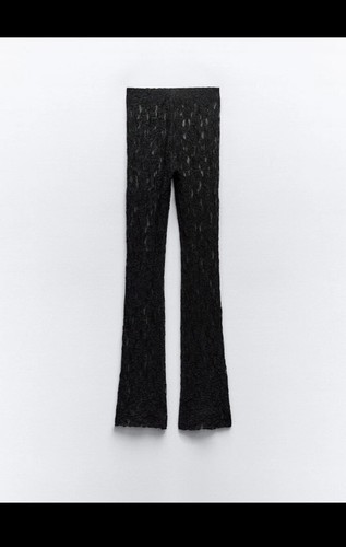 Zara lace leggings with vent - lace,