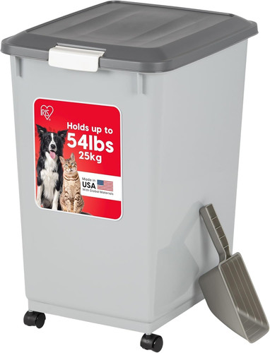 Dog food storage container - food, container,