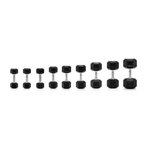 Adabt hex dumbbells - dumbbells, cast