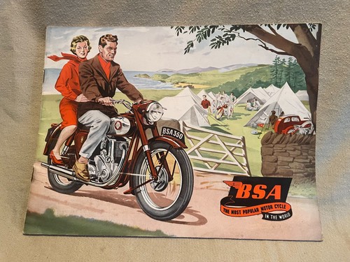 Bsa motorcycle sale brochure - bsa,
