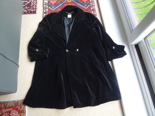 Mondi black velvet opera swing - velvet,