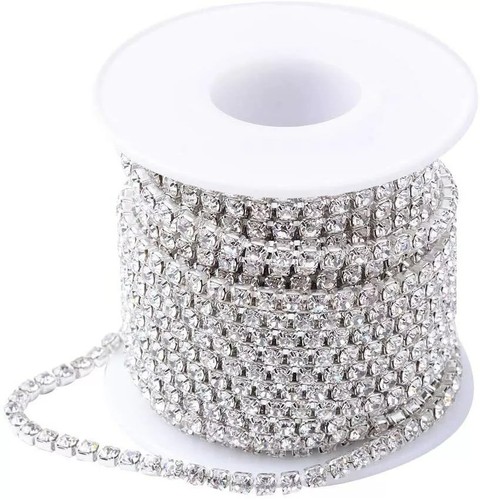 2mm 3mm 4mm rhinestone - 4mm, chain