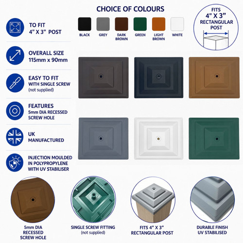 Made plastic fence post - plastic,