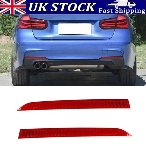 Rear bumper reflector red - 2x,
