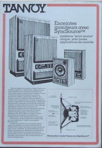 Tannoy syncsource loudspeakers - tannoy,