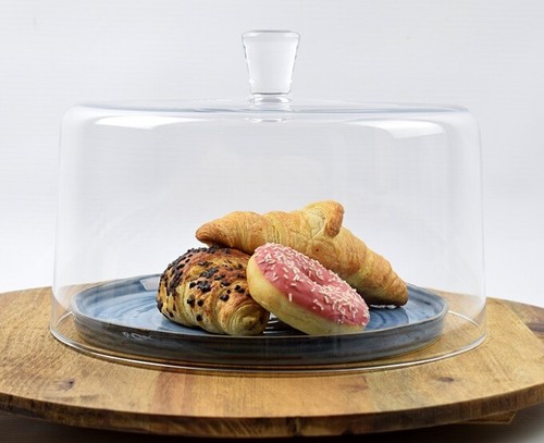 Clear glass display dome - glass,