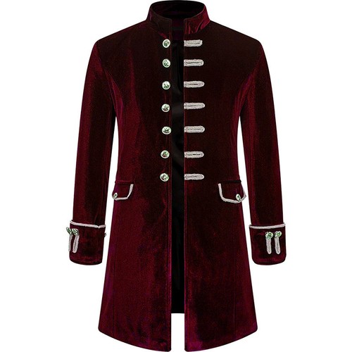 Mens retro gothic jacket frock - retro,