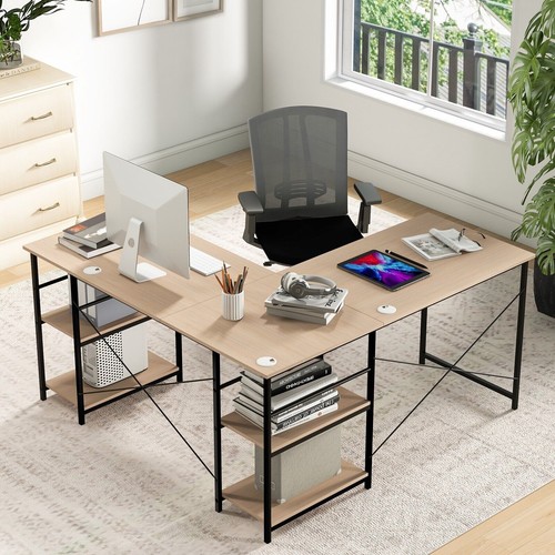 Shaped corner computer desk - l-shaped,