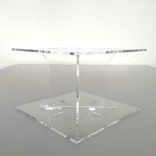Plain design square cake - design,