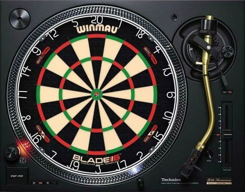 Dartboard slipmat dj - dartboard,