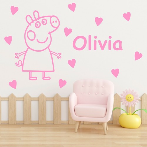 Peppa pig wall - pig, sticker