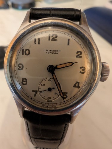 Benson wristwatch 40s - benson,